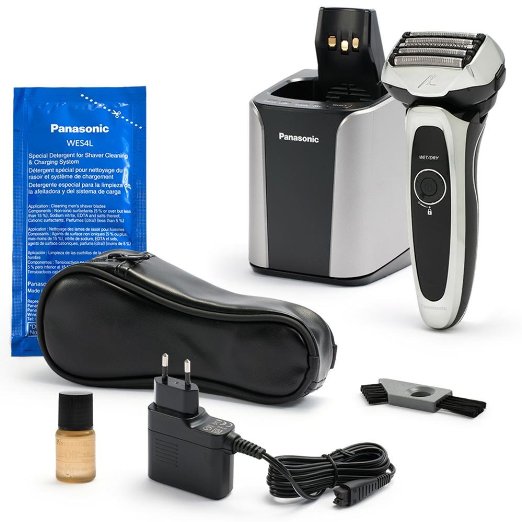 Panasonic ES-LV95-S Arc5 Wet-Dry Shaver with Cleaning and Charging System
